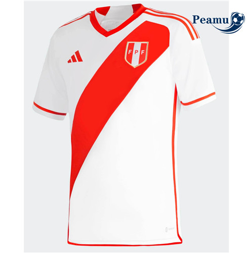Camisola Futebol Peru Principal Equipamento 2023-2024 Pt20107