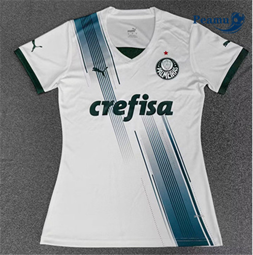 Camisola Futebol Palmeiras Mulher Equipamento Branco 2023-2024 Pt20197