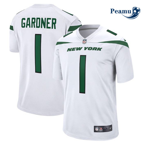 Camisola Futebol Sauce Gardner, New York Jets - Branco p1187