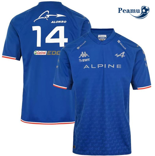 Camisola Futebol Camiseta Alpine F1 Team 2022 - Fernando Alonso p1265