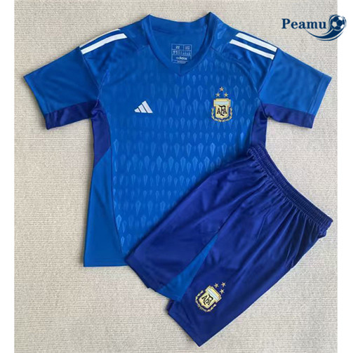 Peamu: Comprar Camisola Argentino Criança Equipamento Portero Azul 2023-2024