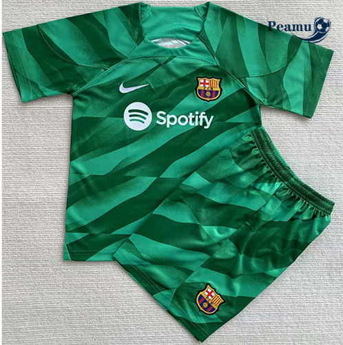 Peamu: Comprar Camisola Barcelona Criança Portero Equipamento Verde 2023-2024