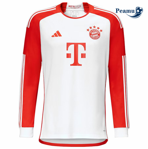 Peamu: Comprar Camisola Bayern de Munique Principal Equipamento Manga Comprida 2023-2024