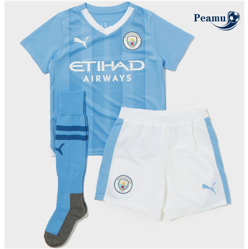 Peamu: Comprar Camisola Manchester City Criança Principal Equipamento 2023-2024
