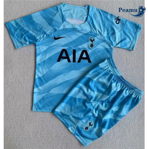 Peamu: Comprar Camisola Tottenham Hotspur Criança Equipamento Portero Azul 2023-2024