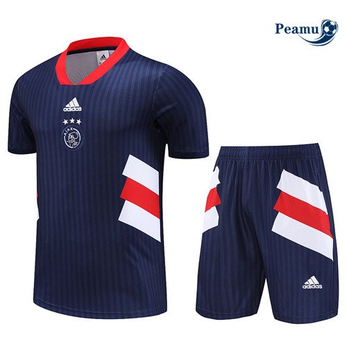 Todos Camisola Kit Equipamento Training AFC Ajax + Shorts Azul 2023-2024