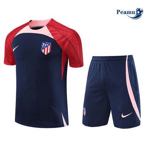 Loja Camisola Kit Equipamento Training Atletico Madrid + Shorts Azul 2023-2024