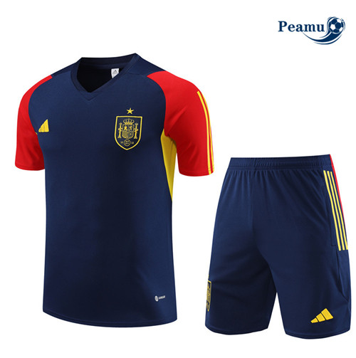 Projeto Camisola Kit Equipamento Training Espanha + Shorts Azul 2023-2024