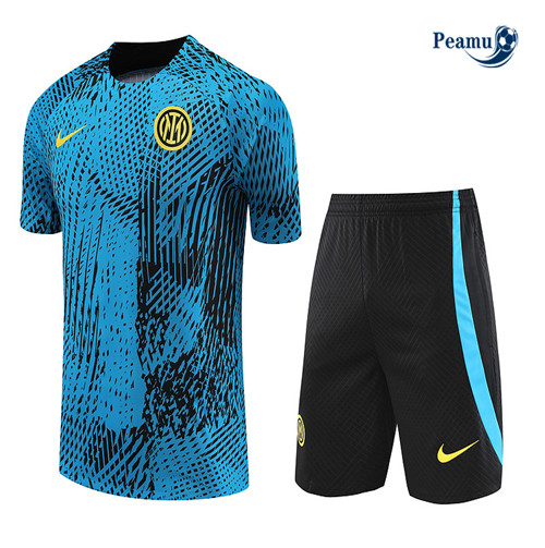 Loja Camisola Kit Equipamento Training Inter Milan + Shorts Azul 2023-2024