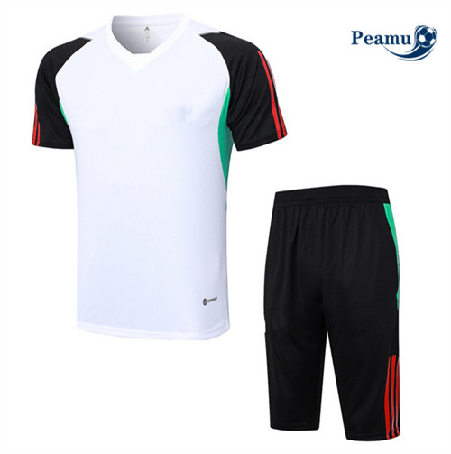 Ofertas Camisola Kit Equipamento Training Manchester United + Shorts Branco 2023-2024