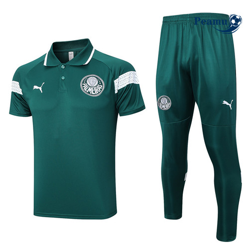 Loja Camisola Kit Equipamento Training Palmeiras Polo + Pantalon Verde 2023-2024