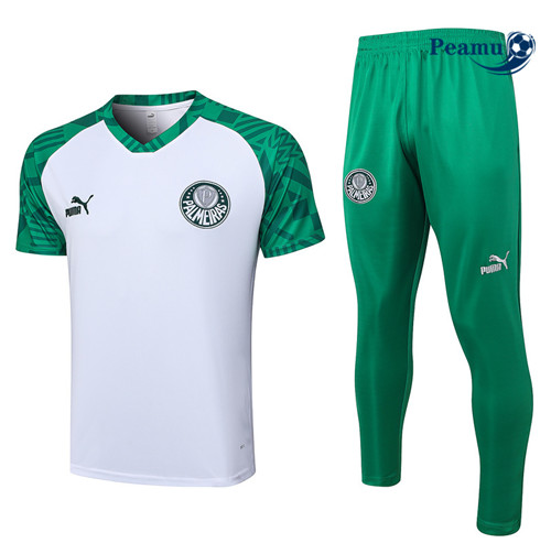Projeto Camisola Kit Equipamento Training Palmeiras + Pantalon Branco 2023-2024