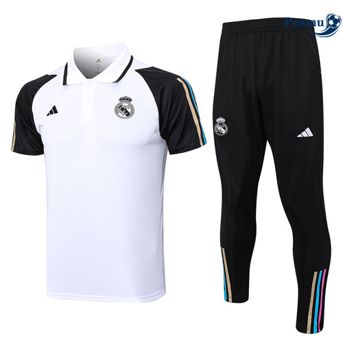 Loja Camisola Kit Equipamento Training Real Madrid + Pantalon Branco 2023-2024