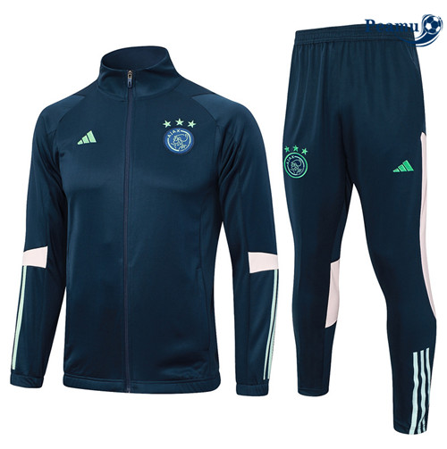 Procurar Camisola Casaco Fato de Treino AFC Ajax Azul 2023-2024