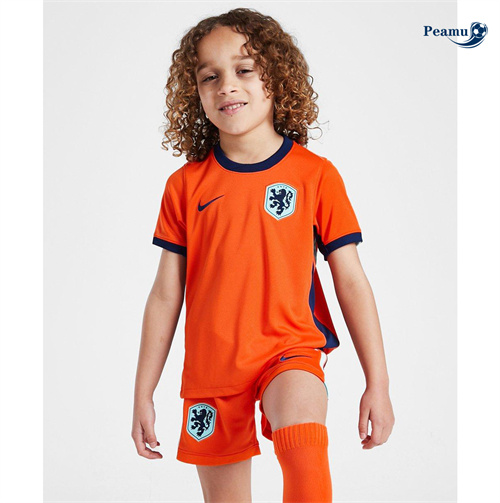 Camisola Futebol Países Bajos Crianças Principal Equipamento 2024-2025