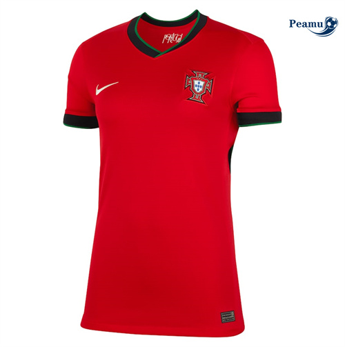 Camisola Futebol Portugal Mulher Principal Equipamento 2024-2025