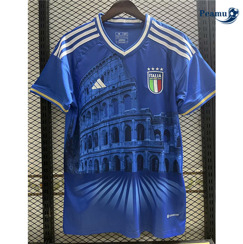 Camisola Futebol Italia Equipamento Especial azul 2024-2025