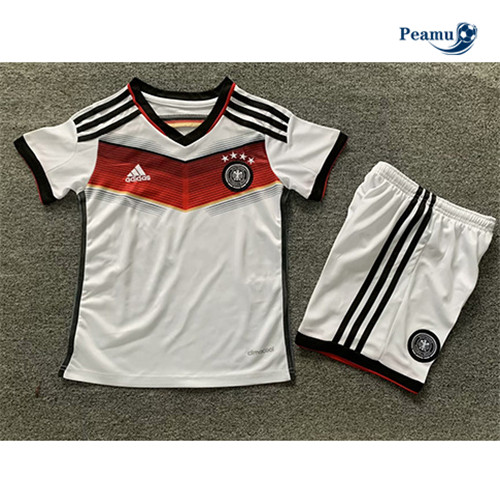 Camisola Futebol Retrô Alemania Crianças Principal Equipamento 2014-15