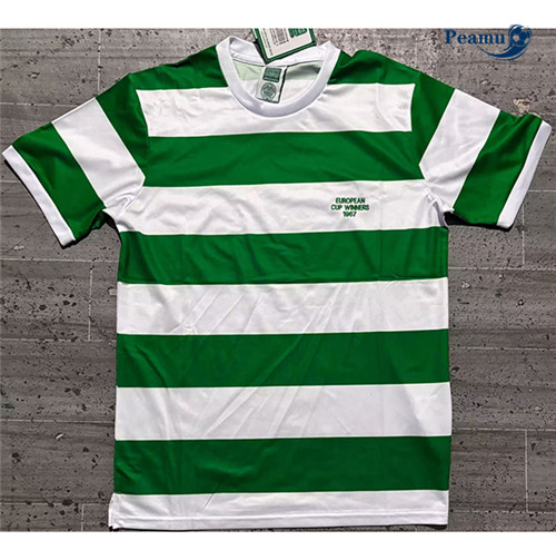 Camisola Futebol Retrô Celtic Principal Equipamento 1966-67