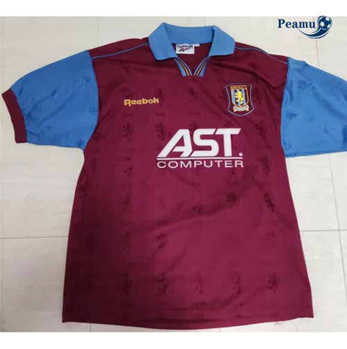 Camisola Futebol Retrô Aston Villa Principal Equipamento 1995-96