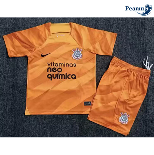 Comprar Camisola Futebol Corinthians Crianças Equipamento goleiro 2023-2024