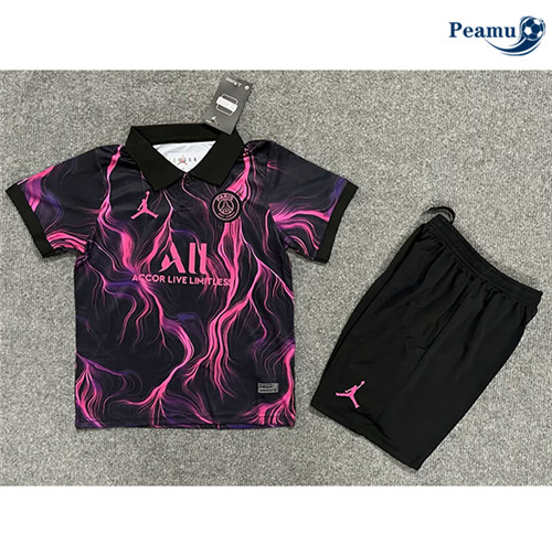 Criar Camisola Futebol PSG Crianças Equipamento Edição especial furi flap