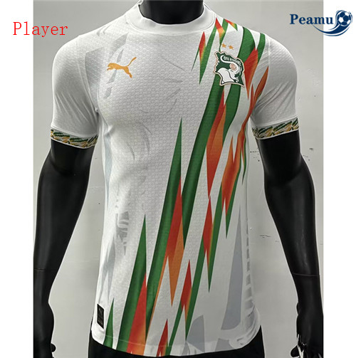 Novo Camisola Futebol Costa do Marfim Player Version Equipamento Edição especial Branco 2023-2024