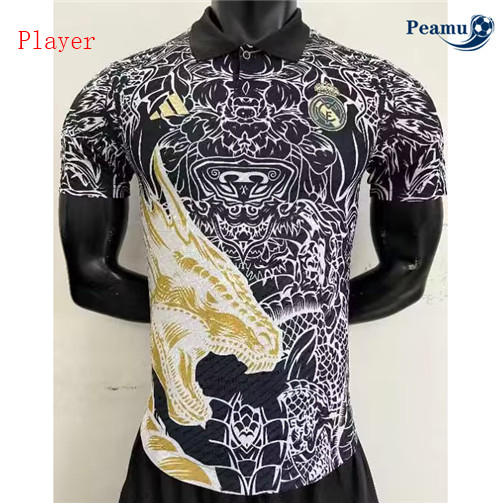 Oferta Camisola Futebol Real Madrid Player Version Equipamento Preto 2023-2024