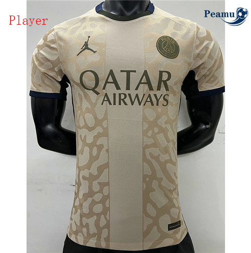 Novo Camisola Futebol Paris Saint Germain Player Version Tercera Equipamento 2023-2024