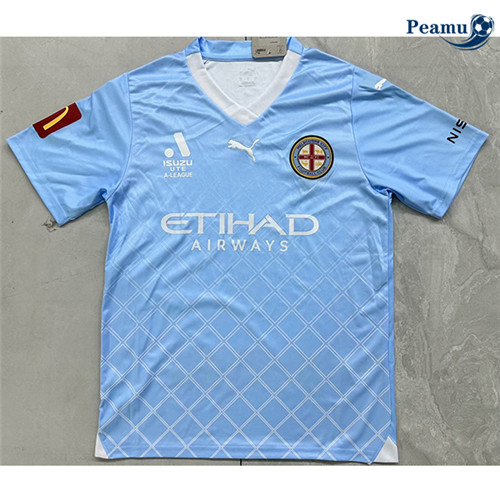 Criar Camisola Futebol Melbourne City Principal Equipamento 2023-2024