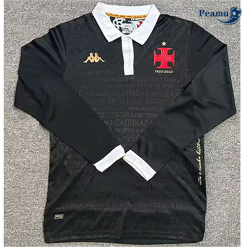 Criar Camisola Futebol Vasco da Gama Equipamento Manga Comprida 2023-2024