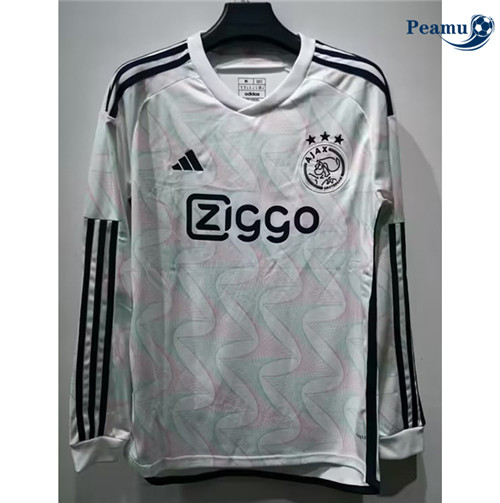 Loja Camisola Futebol AFC Ajax Alternativa Equipamento Manga Comprida 2023-2024