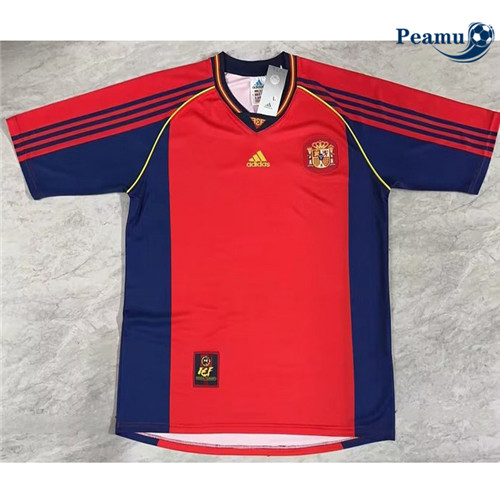 Criar Camisola Futebol Retrô Espana Primera Equipamento 1998-99