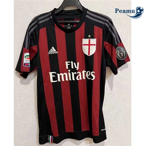 Oferta Camisola Futebol Retrô AC Milan Principal Equipamento 15-16