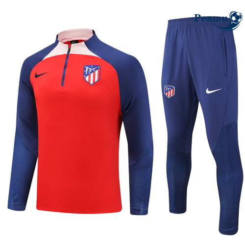 Novo Camisola Fato de Treino Atletico Madrid Crianças Vermelho 2024