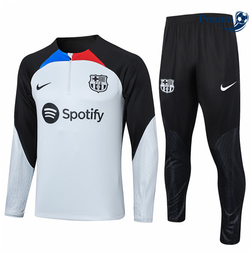 Oferta Camisola Fato de Treino Barcelona Crianças Cinzento claro 2024