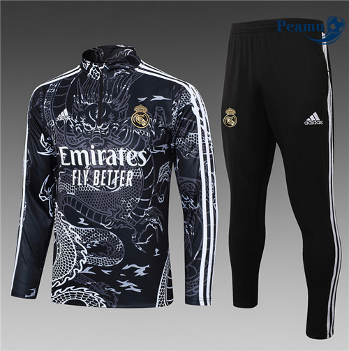 Comprar Camisola Fato de Treino Real Madrid Crianças Preto 2024