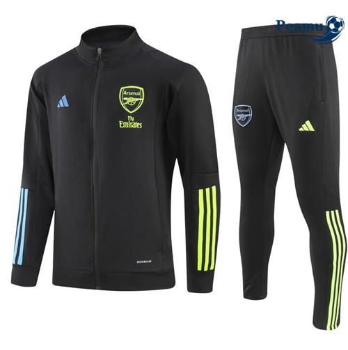 Comprar Camisola Casaco de Fato de Treino Arsenal Crianças Preto 2024