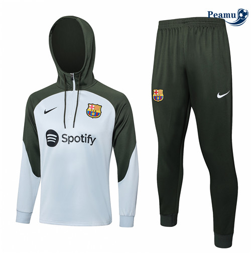 Loja Camisola Fato de Treino Barcelona Sombrero Cinzento claro 2024