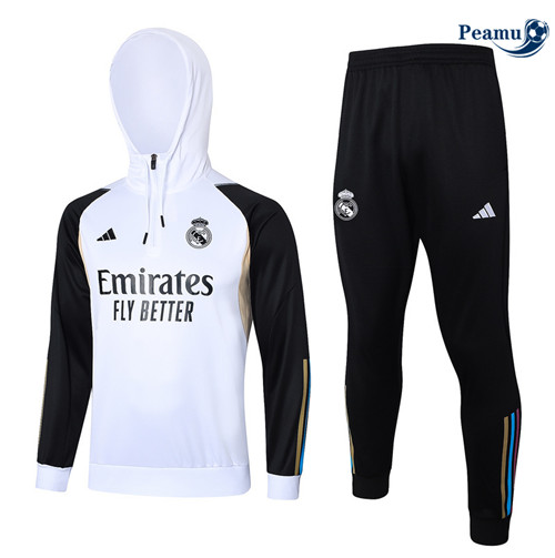 Comprar Camisola Fato de Treino Real Madrid Sombrero Branco 2024