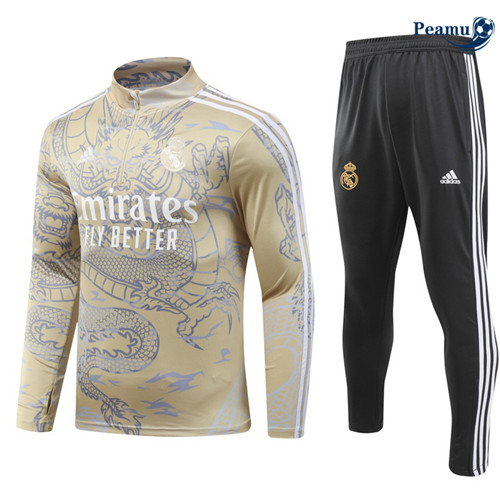 Loja Camisola Fato de Treino Real Madrid edición especial amarillo claro 2024