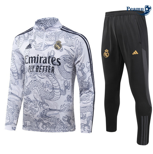 Novo Camisola Fato de Treino Real Madrid edición especial Branco 2024