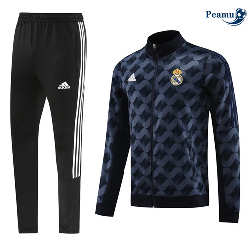 Comprar Camisola Casaco de Fato de Treino Real Madrid Preto 2024