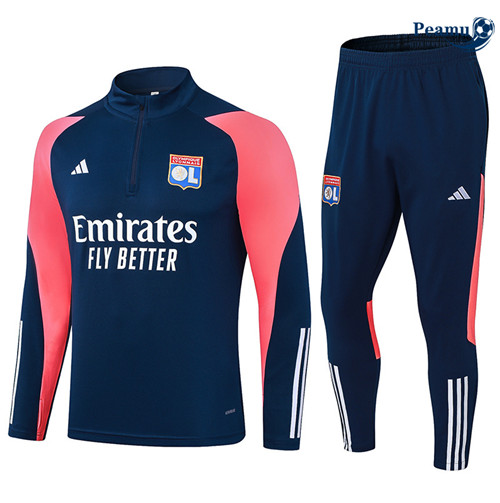 Criar Camisola Fato de Treino Lyon azul real 2024