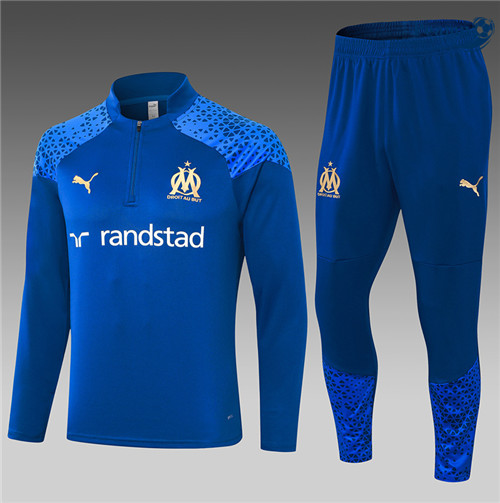 Novo Camisola Fato de Treino Marsella azul 2024