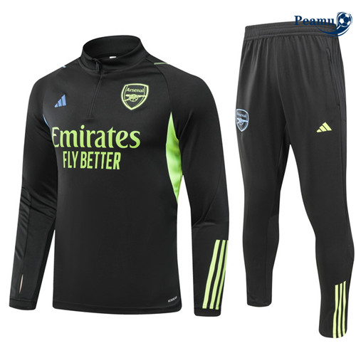 Criar Camisola Fato de Treino Arsenal Preto 2024