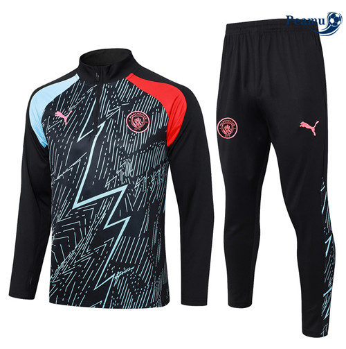 Oferta Camisola Fato de Treino Manchester City Preto 2024