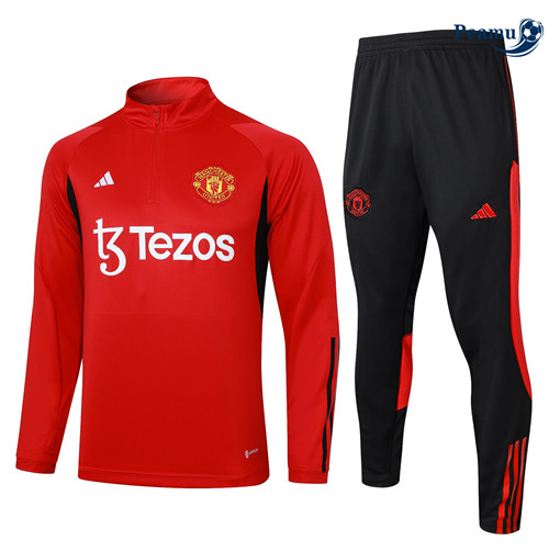 Comprar Camisola Fato de Treino Manchester United Vermelho 2024