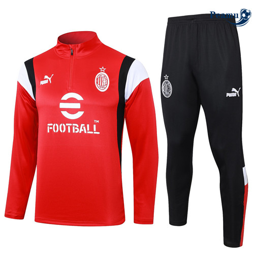 Oferta Camisola Fato de Treino AC Milan Vermelho 2024