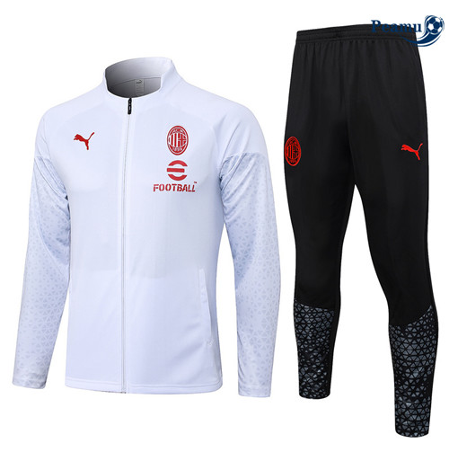 Comprar Camisola Casaco de Fato de Treino AC Milan Branco 2024